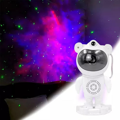 Proyector Galaxia Astronauta con Luz RGB y Parlante Bluetooth