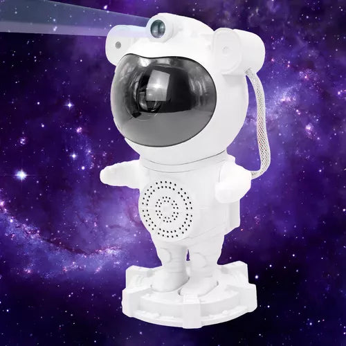 Proyector Galaxia Astronauta con Luz RGB y Parlante Bluetooth